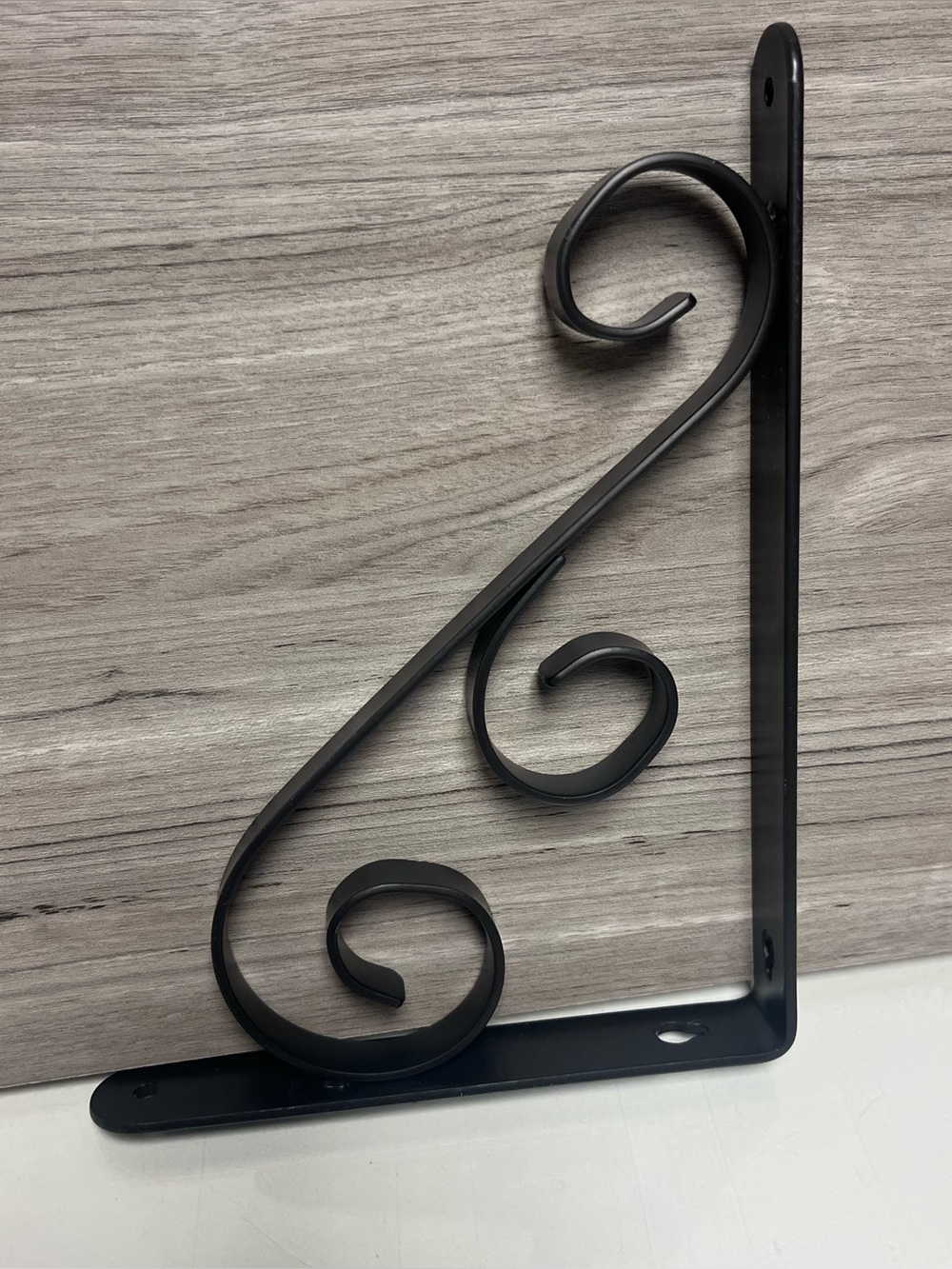 Metal Black Shelf Bracket 9”x6.5”